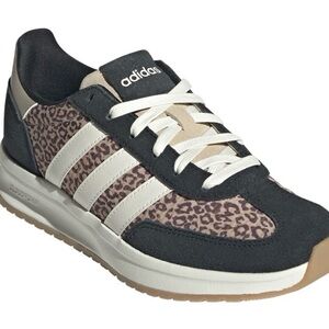 Adidas Women's Run 70S 2.0 Leopard Print Lace Up Sneakers